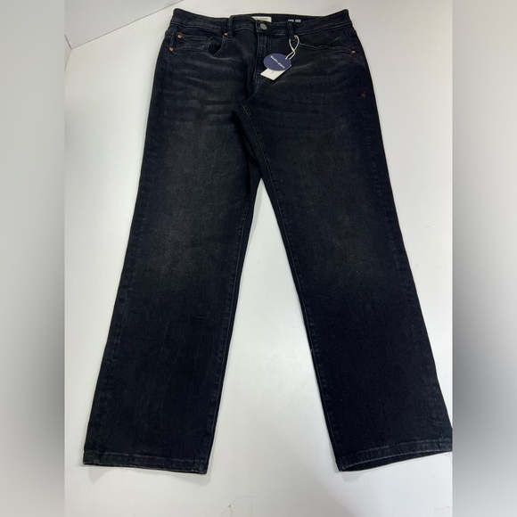 Warp + Weft ORD Chicago Straight Jean Asphalt Black Men’s 35 x 30 NEW With Tags - Picture 2 of 16